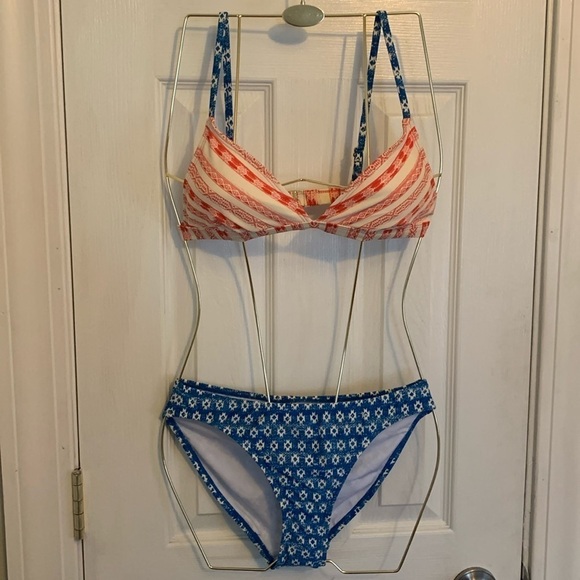 Indigo Rein Other - NWT Indigo Rain Red, White & Blue 2 piece Bikini Size M